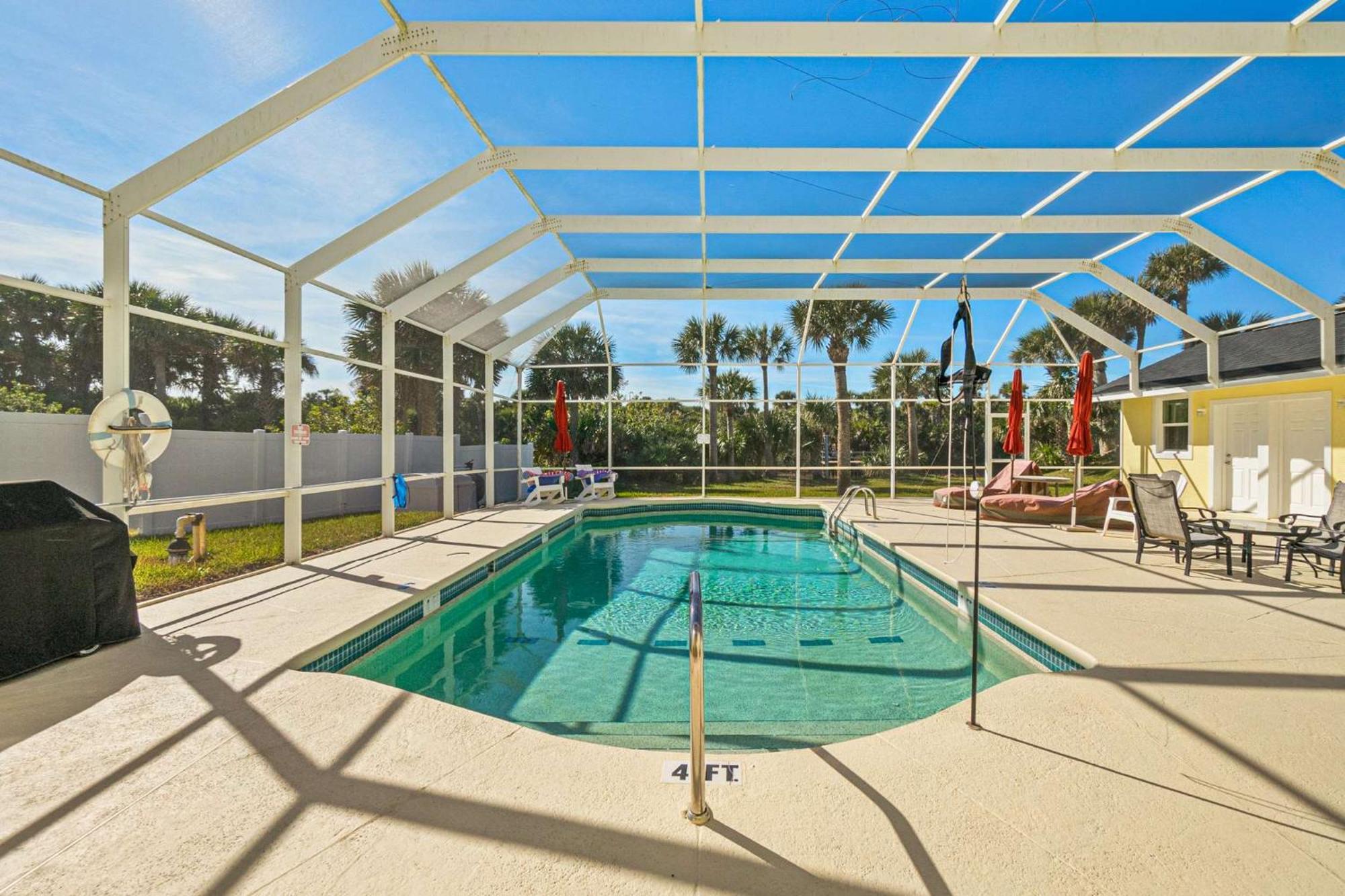 Flagler Beach Bed And Breakfast Pool Jaccuzzi Suite Buitenkant foto